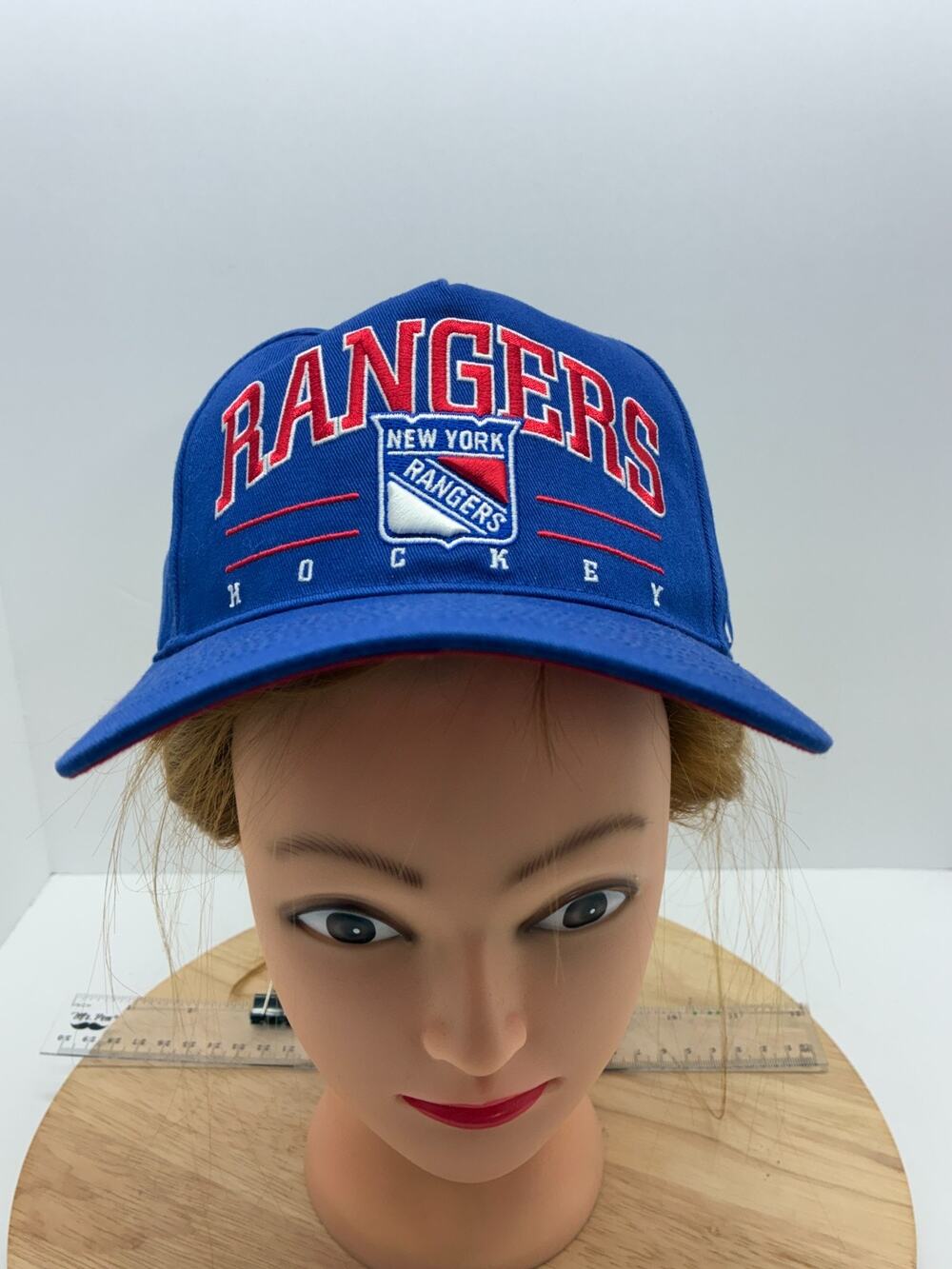 New York Rangers ’47 Brand Hockey Snapback Hat | NHL Licensed Blue Cap | OSFA